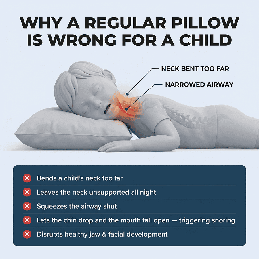 How the LittleBear contour keeps a child's airway open